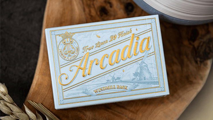 Carti de joc The Windmill Back (Azure Blue Edition) by Arcadia Playing Cards - Carti De Joc Premium