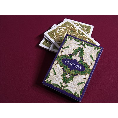Carti de joc Unicorn Emerald (Deschis) by Aloy Studios - Carti De Joc Premium