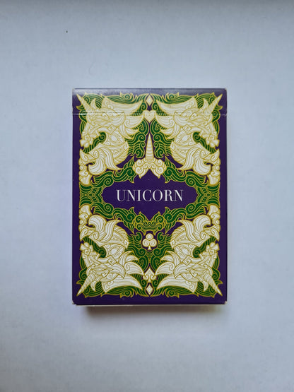 Carti de joc Unicorn Emerald (Deschis) by Aloy Studios - Carti De Joc Premium