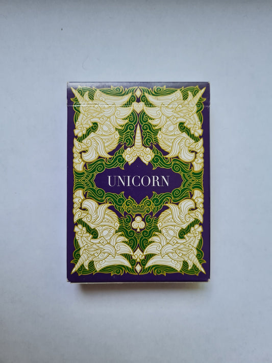 Carti de joc Unicorn Emerald (Deschis) by Aloy Studios - Carti De Joc Premium