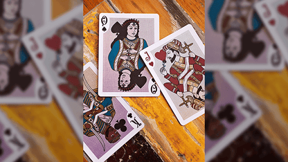 Carti de joc Visions Past - Teal by Wounded Corner - Carti De Joc Premium