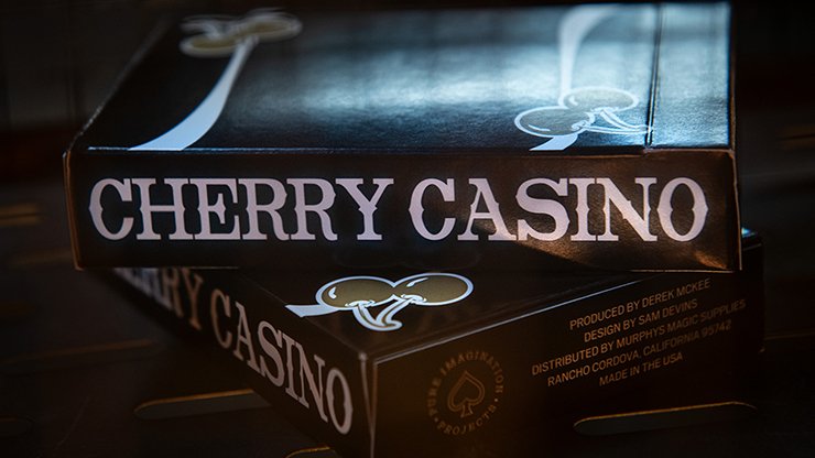 Cherry Casino Monte Carlo Black and Gold by Pure Imagination Projects - Carti De Joc Premium