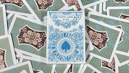 Four Continents Blue by PlayingCardDecks - Carti De Joc Premium