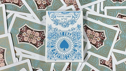 Four Continents Blue by PlayingCardDecks - Carti De Joc Premium