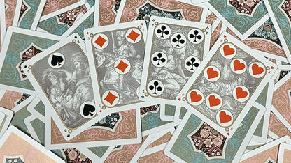 Four Continents Blue by PlayingCardDecks - Carti De Joc Premium