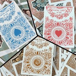 Four Continents Blue, Red & Cooper SET 3 pack by PlayingCardDecks - Carti De Joc Premium