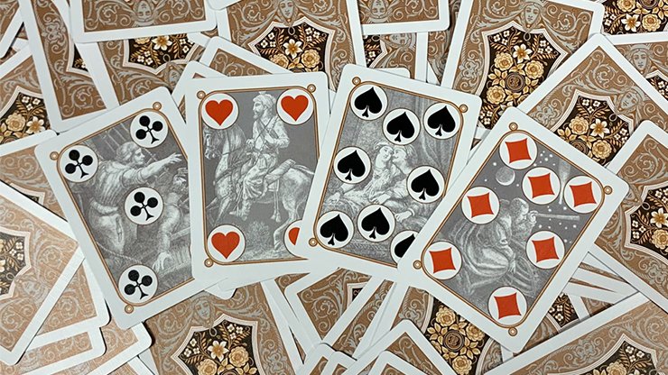 Four Continents Cooper GILDED by PlayingCardDecks - Carti De Joc Premium