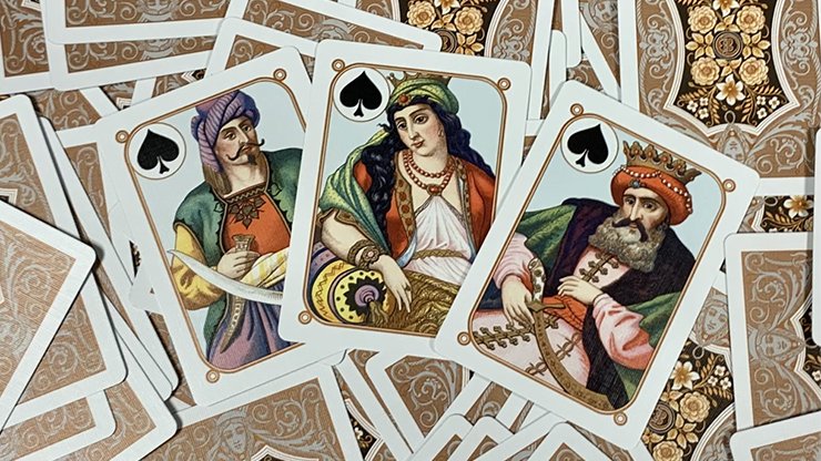 Four Continents Cooper GILDED by PlayingCardDecks - Carti De Joc Premium