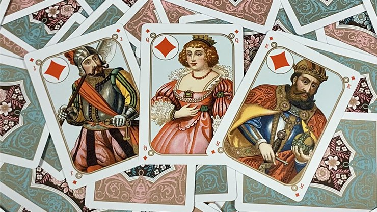 Four Continents Red by PlayingCardDecks - Carti De Joc Premium