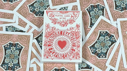 Four Continents Red by PlayingCardDecks - Carti De Joc Premium