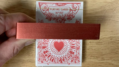 Four Continents Red GILDED by PlayingCardDecks - Carti De Joc Premium