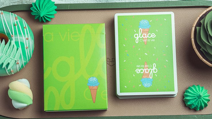 Glace Green by Bacon Playing Card Company - Carti De Joc Premium