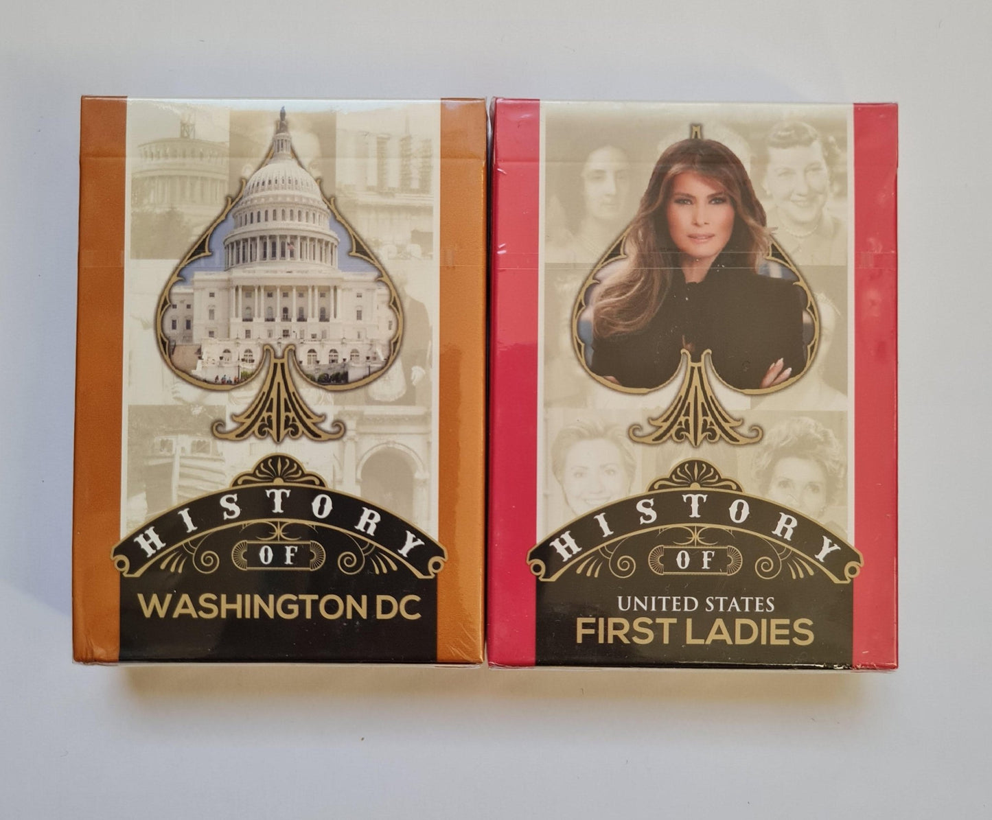 History Of First Ladies & Washington SET 2 pack by Barclay Mountain - Carti De Joc Premium