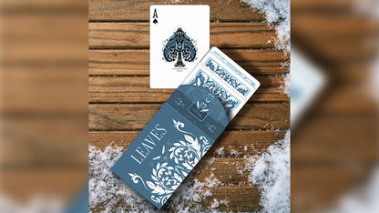 Leaves Winter Blue by Dutch Card House Company - Carti De Joc Premium