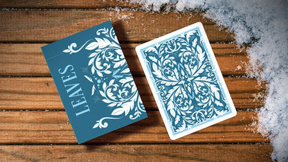 Leaves Winter Blue by Dutch Card House Company - Carti De Joc Premium