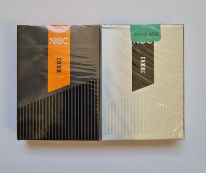 NOC 3000X3: Black/Orange Human & Silver/Teal Limited Species X SET 2 pack by The HOPC - Carti De Joc Premium