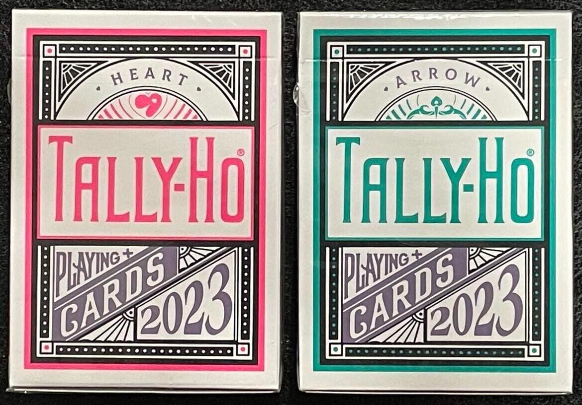 Tally Ho Arrow & Heart SET 2 pack by USPCC - Carti De Joc Premium