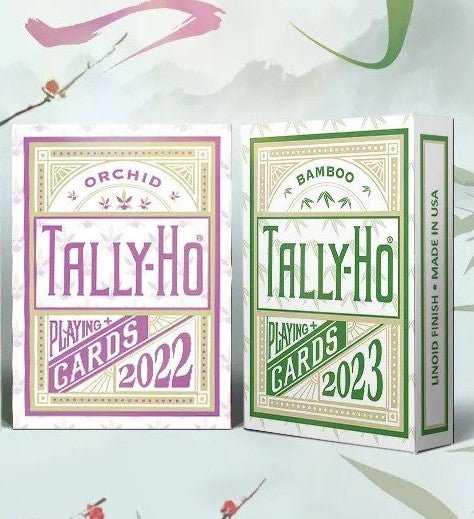 Tally Ho Bamboo & Orchid SET 2 pack by USPCC - Carti De Joc Premium