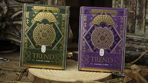 Trend Green & Purple by TCC Playing Cards - Carti De Joc Premium