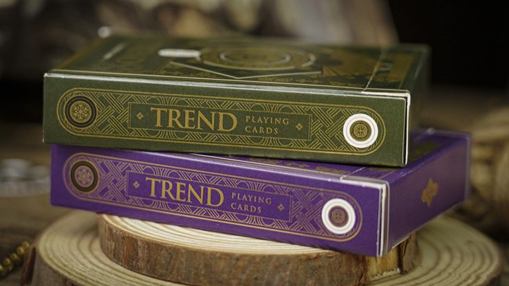 Trend Green & Purple by TCC Playing Cards - Carti De Joc Premium