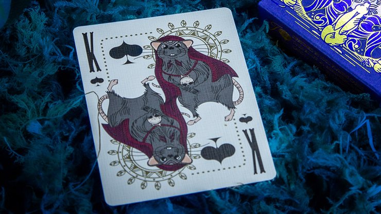 Under the Moon Midnight Blue by Jocu Playing Cards - Carti De Joc Premium