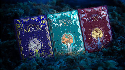 Under the Moon Midnight Blue by Jocu Playing Cards - Carti De Joc Premium