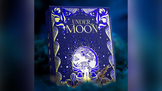 Under the Moon Midnight Blue by Jocu Playing Cards - Carti De Joc Premium